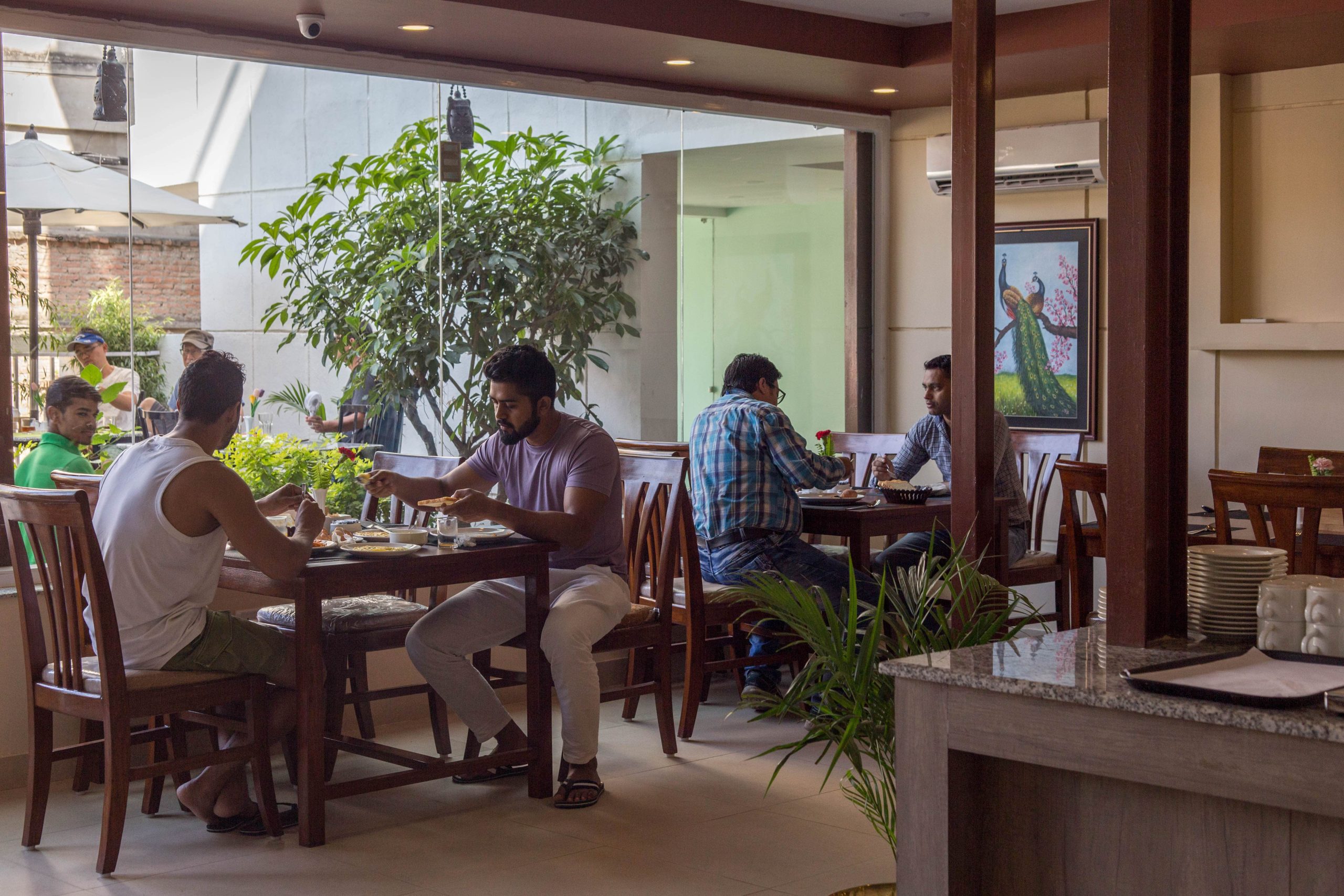 The Royal Garden Restaurant.